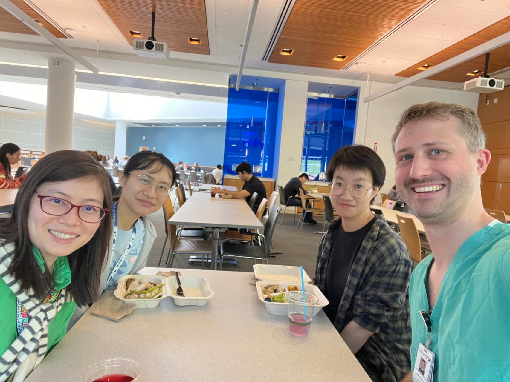 Lab group photo with Yan Zeng